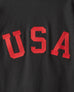 Men's Classic Full Zip USA Embroidery - Black